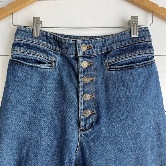 A.L.C Noah Vintage Wide Leg Cropped Jeans - Picture 5 of 7